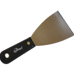 BLACK SHANK SCRAPER WITH PLASTIC HANDLE