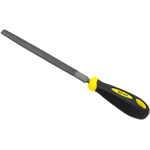 HALF ROUND FILE WITH PLASTIC HANDLE