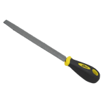 HALF ROUNDWOODER FILE W/H PLASTIC HANDLE